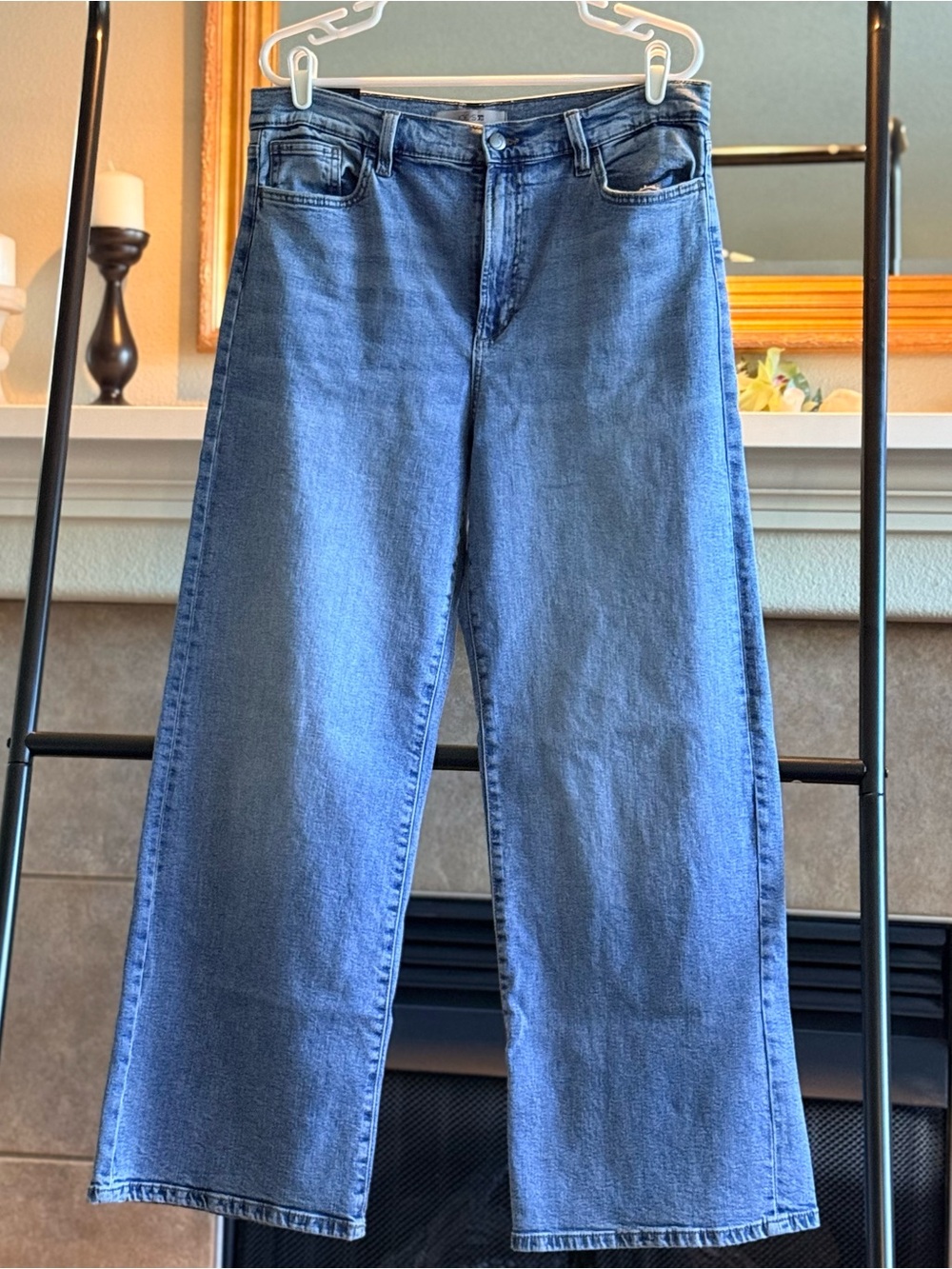 Joe's Jeans Wide-Leg Blue Denim Jeans